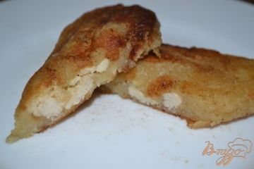 фото рецепта Картофельные зразы с куриным варшем