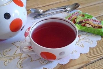 фото рецепта Чай из каркаде и мяты