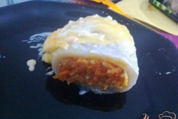 фото рецепта Фаршированные кальмаары с соусом бешамель