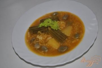 фото рецепта Рис и фасолью Arroz con habichuelas