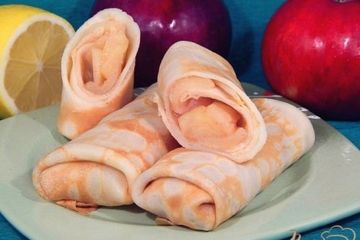 фото рецепта Блинчики с яблоками