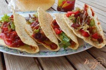 фото рецепта Мексиканские такос по-домашнему