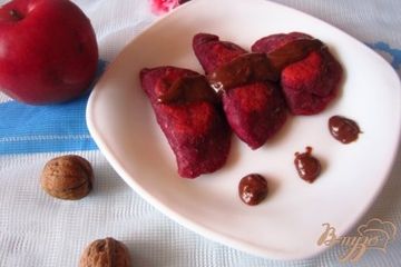 фото рецепта Сладкие лепешки с яблоком
