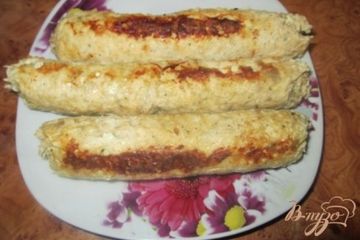 фото рецепта Куриная колбаса