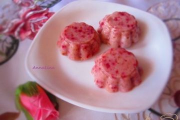 фото рецепта Десерт из кефира и вишни