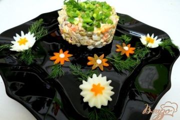 фото рецепта Мясной салат с куриным филе