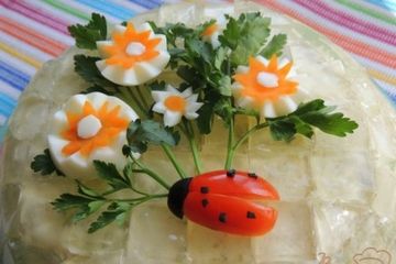 фото рецепта Хрустальный салат с курицей