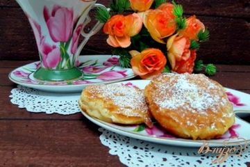 фото рецепта Яблочные кольца в тесте