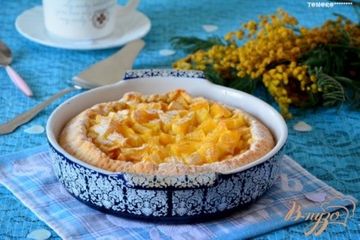 фото рецепта Кокосовый тарт с яблоками