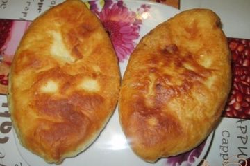 фото рецепта Пирожки с картошкой и фаршем на сковороде