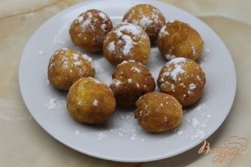 фото рецепта Пончики с плавленным сыром