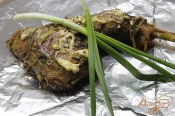 фото рецепта Запеченная куриная ножка со специями