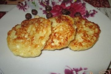 фото рецепта Сырники с яблоками