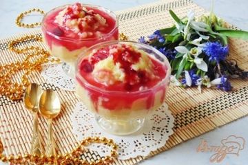 фото рецепта Буберт с малиновым сиропом