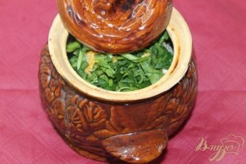 фото рецепта Картофель с фрикадельками запеченные под сыром