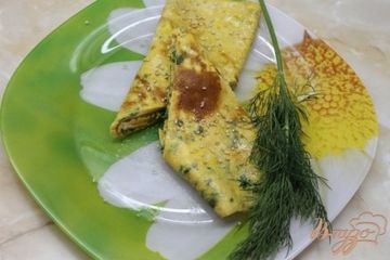 фото рецепта Японский омлет с кунжутом
