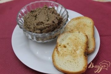 фото рецепта Печеночный паштет с  мускатным орехом
