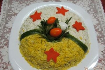 фото рецепта Салат Пасхальный венок