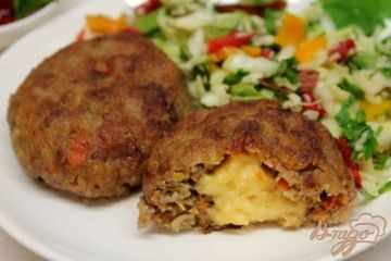 фото рецепта Котлеты с сыром