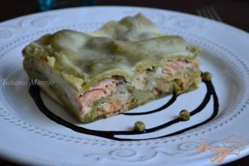 фото рецепта Лазанья с морепродуктами
