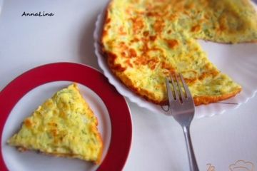 фото рецепта Сырная лепешка с укропом
