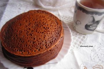 фото рецепта Панкейки шоколадные  с корицей