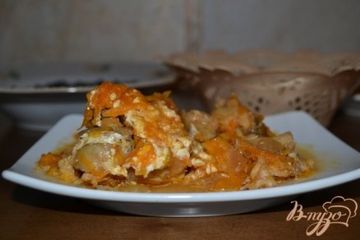 фото рецепта Хек под овощами