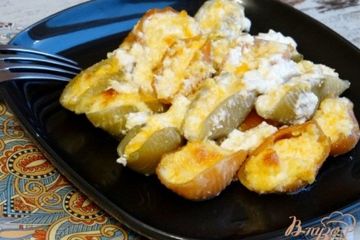 фото рецепта Сладкие ракушки с творожно-тыквенной начинкой