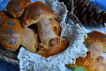 фото рецепта Сдобные пироги Грибочки