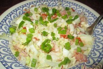 фото рецепта Салат с пекинской капустой и помидорами