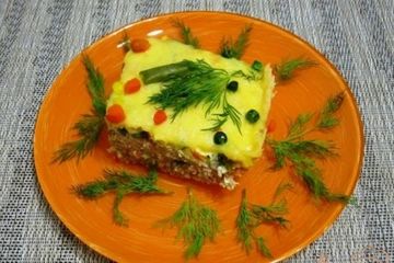 фото рецепта Мясная запеканка с овощами