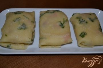 фото рецепта Постные блины с картофелем и зеленью