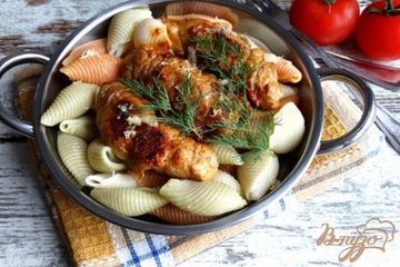 фото рецепта Мясные рулетики с курагой и сыром