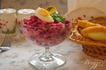 фото рецепта Свекольный салат на новый лад