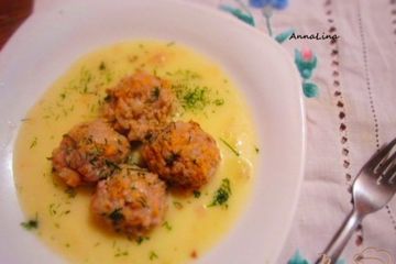 фото рецепта Гречнево-мясные тефтели в сливочном соусе