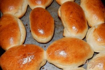 фото рецепта Пирожки с рисом и изюмом