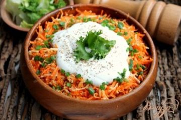 фото рецепта Морковный салат с сыром