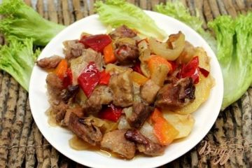 фото рецепта Свинина с овощами в рукаве