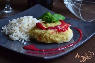 фото рецепта Куриные котлеты с нутом на пару
