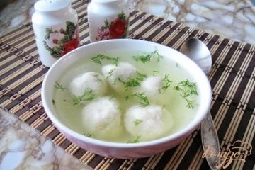 фото рецепта Галушки из лаваша в курином бульоне