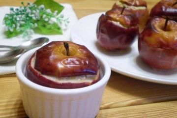 фото рецепта Яблоки запеченные с творогом и орехами