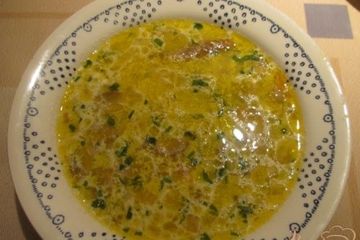 фото рецепта Сырный суп с грибочками