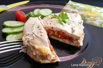 фото рецепта Фаршированная куриная отбивная