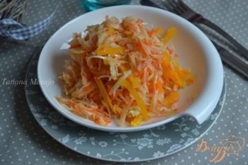 фото рецепта Капустный салат с горячей заправкой