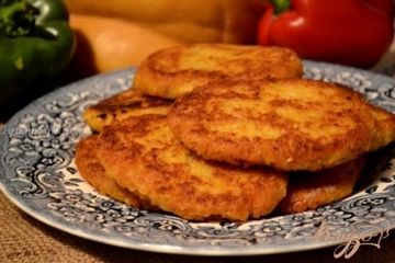 фото рецепта Котлеты из тыквы с нутом