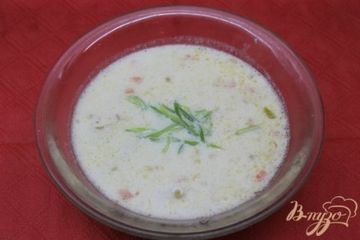 фото рецепта Сырный супчик с овощами
