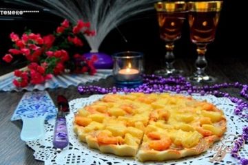 фото рецепта Пицца с ананасом и креветками