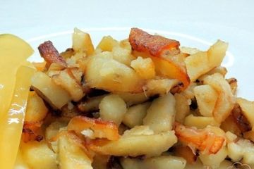 фото рецепта Картофель жареный на сале в мультиварке