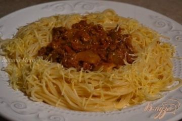 фото рецепта Болоньезе с кусочками овощей