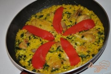 фото рецепта Паэлья с курицей
